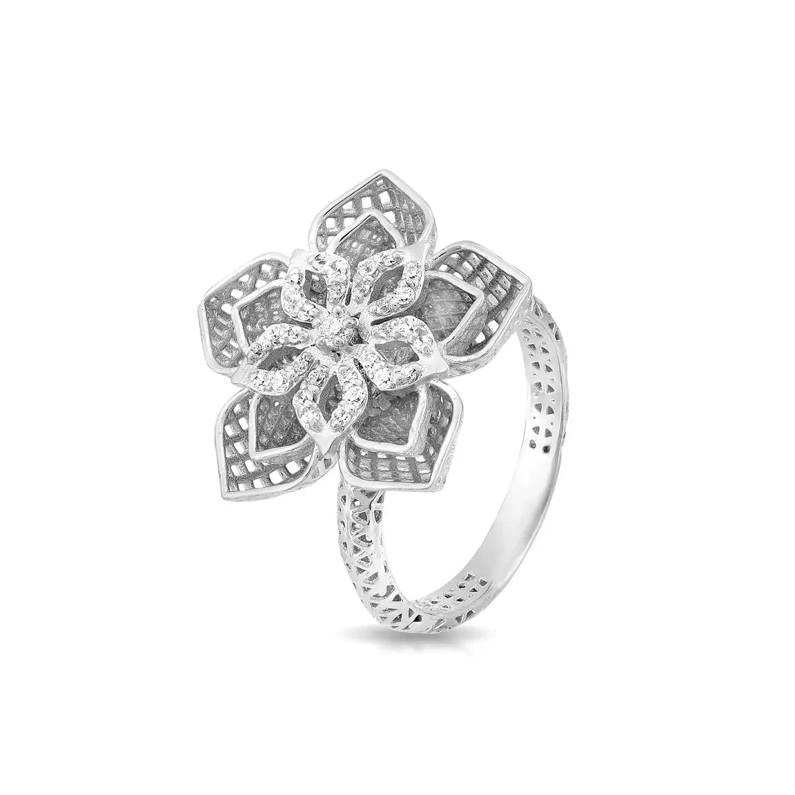Flower-Cocktail-SIlver-Ring-2_