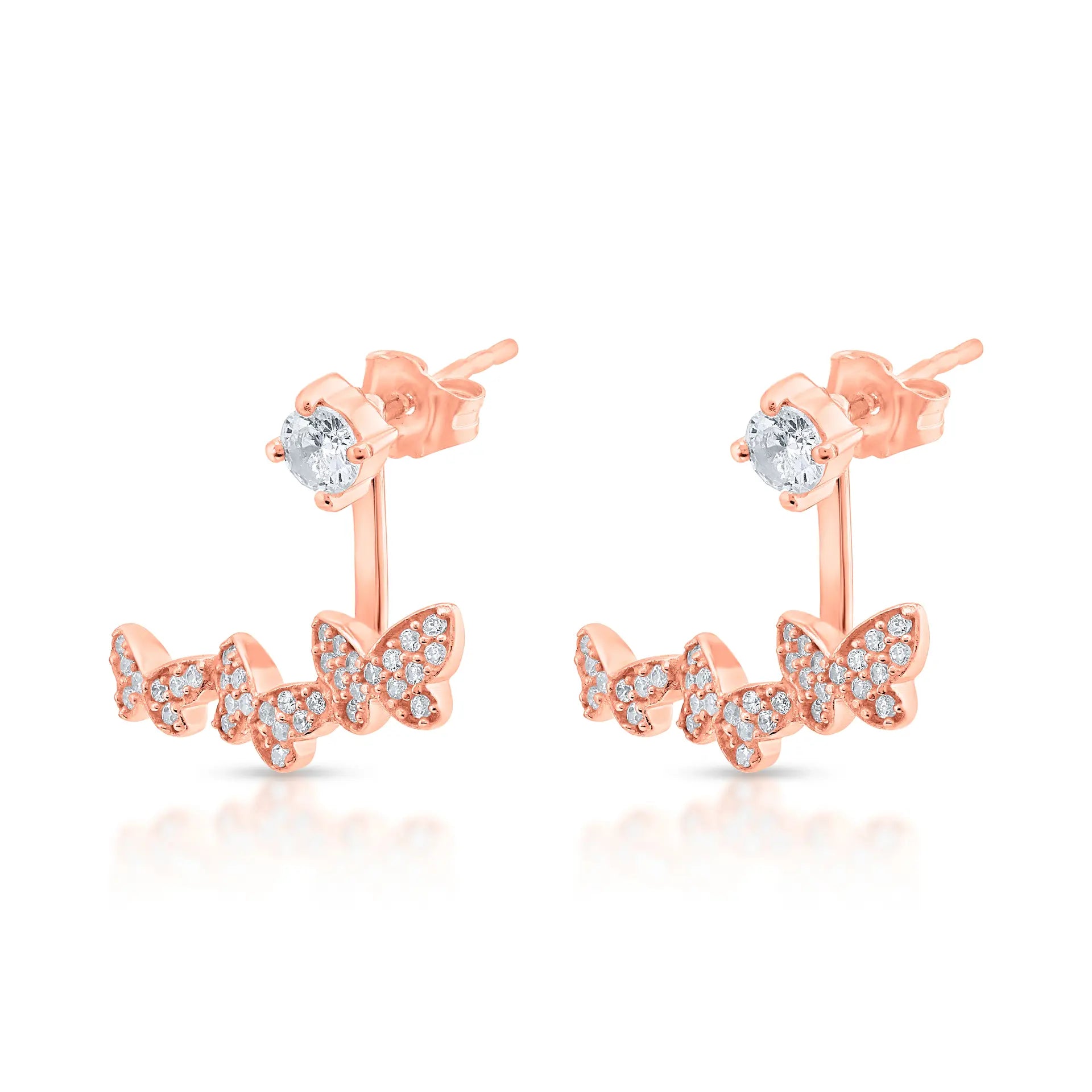 BUTTERFLY TRIO EARRING