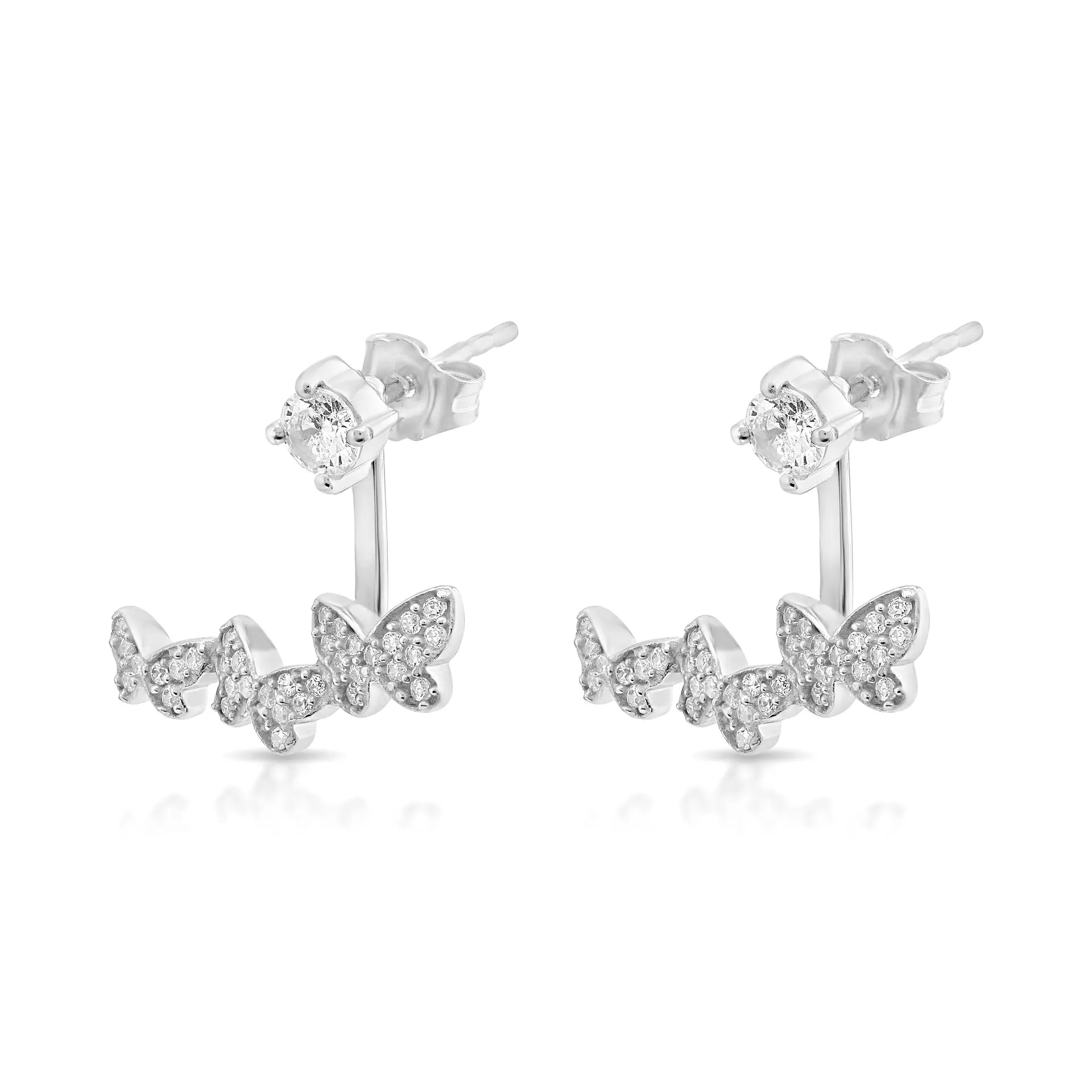 BUTTERFLY TRIO EARRING