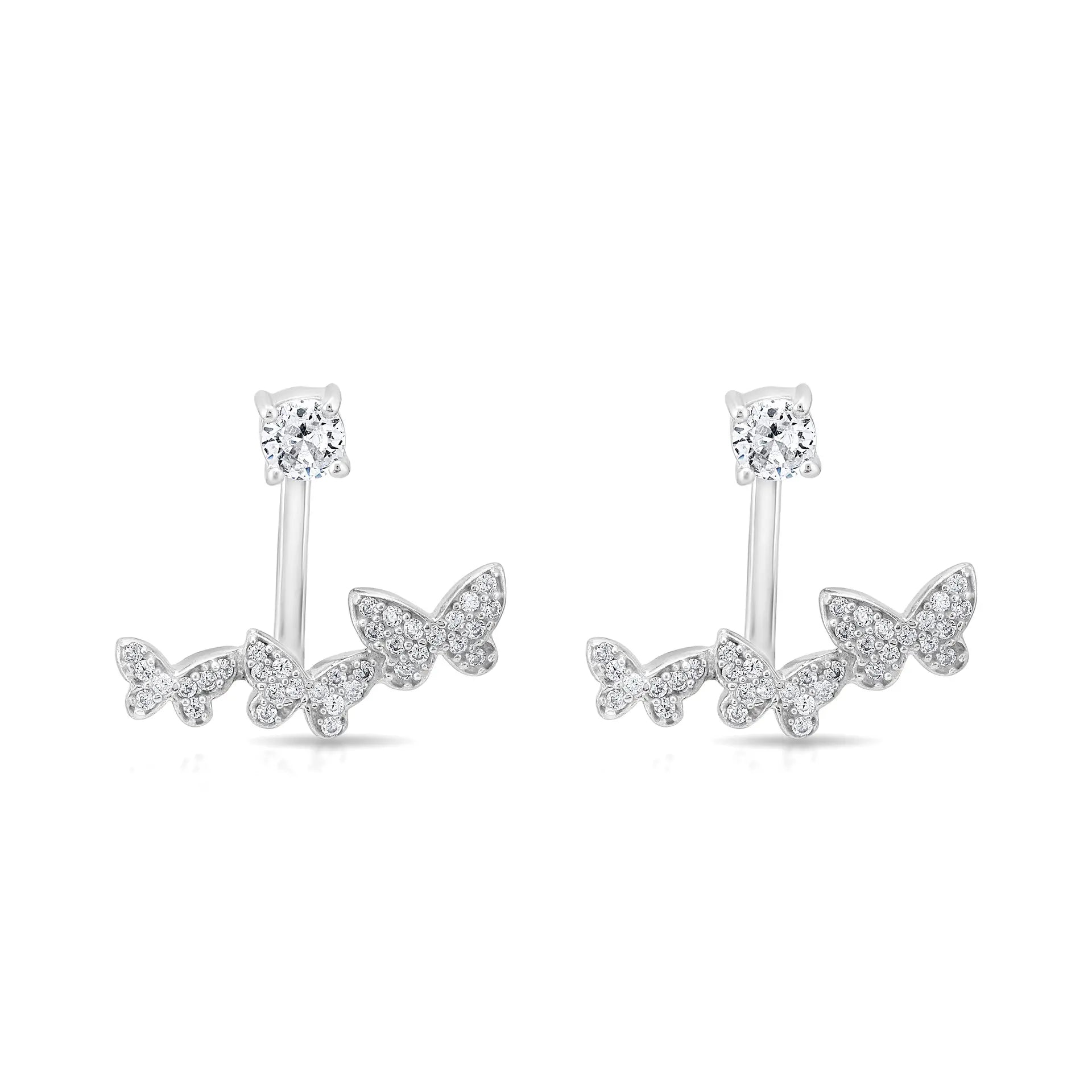 BUTTERFLY TRIO EARRING